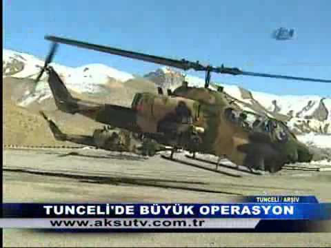 TUNCELİ'DE BÜYÜK OPERASYON