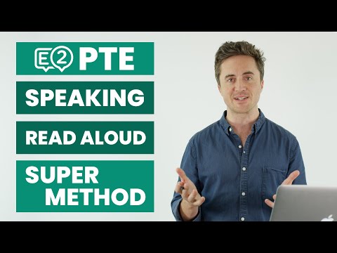 PTE Speaking: Read Aloud | SUPER METHOD!