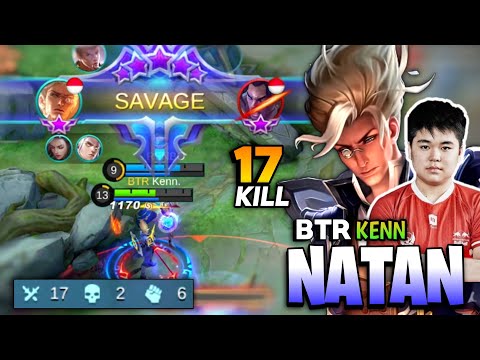 SAVAGE! Jungle Natan Best Build 2021 [ Top Global Natan Gameplay] By BTR Kenn - Mobile Legends