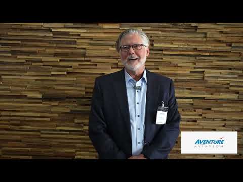 George Tracy at Aventure's VIP event at Mercedes-Benz Stadium during MRO Americas 2023