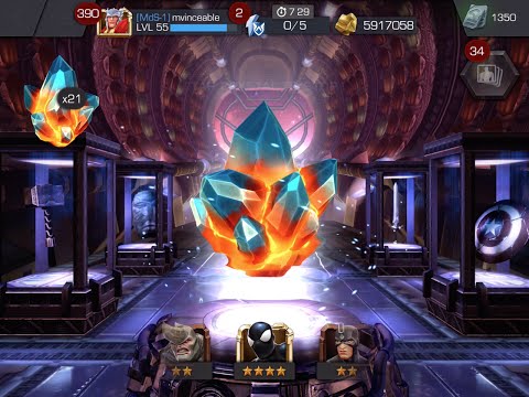 Opening 42 Premium Hero Shard Crystals | Marvel Contest of Champions