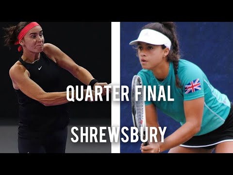 Anhelina Kalinina (Ukraine) VS Eliz Maloney (Great Britain) | W100 Shrewsbury 2022 | Quarter Final