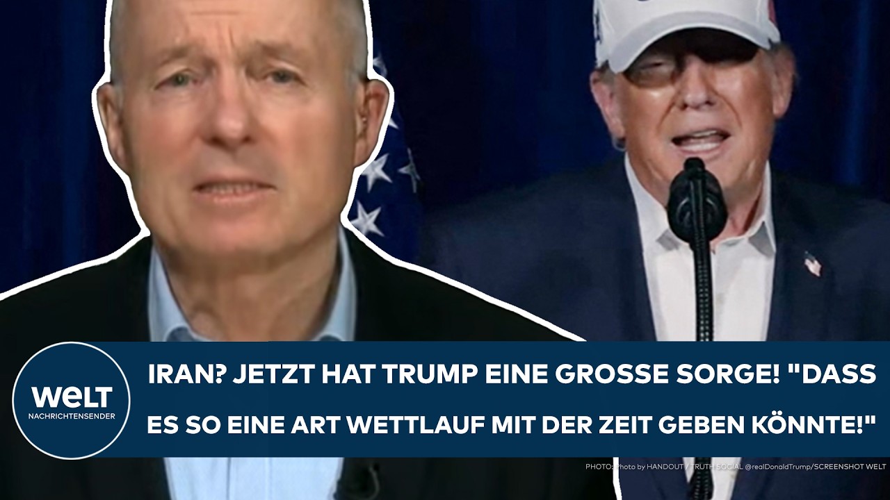 IRAN: Jetzt hat Trump eine große Sorge! "Dass es so eine Art Wettlauf mit der Zeit geben könnte!"
