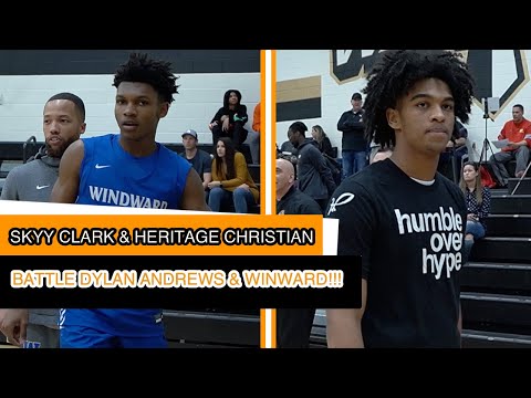 Skyy Clark & Heritage Christian ALL OUT BALLTE vs Dylan Andrews & Winward!!!