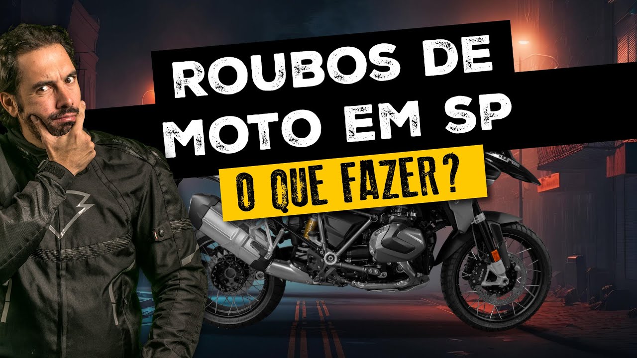 [REVOLTANTE] Como evitar roubo de motos em São Paulo