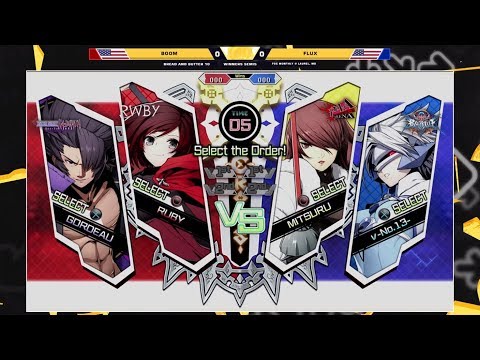 BnB 10 BBTAG - boom Vs. Flux - BlazBlue: Cross Tag Battle Winners Semis