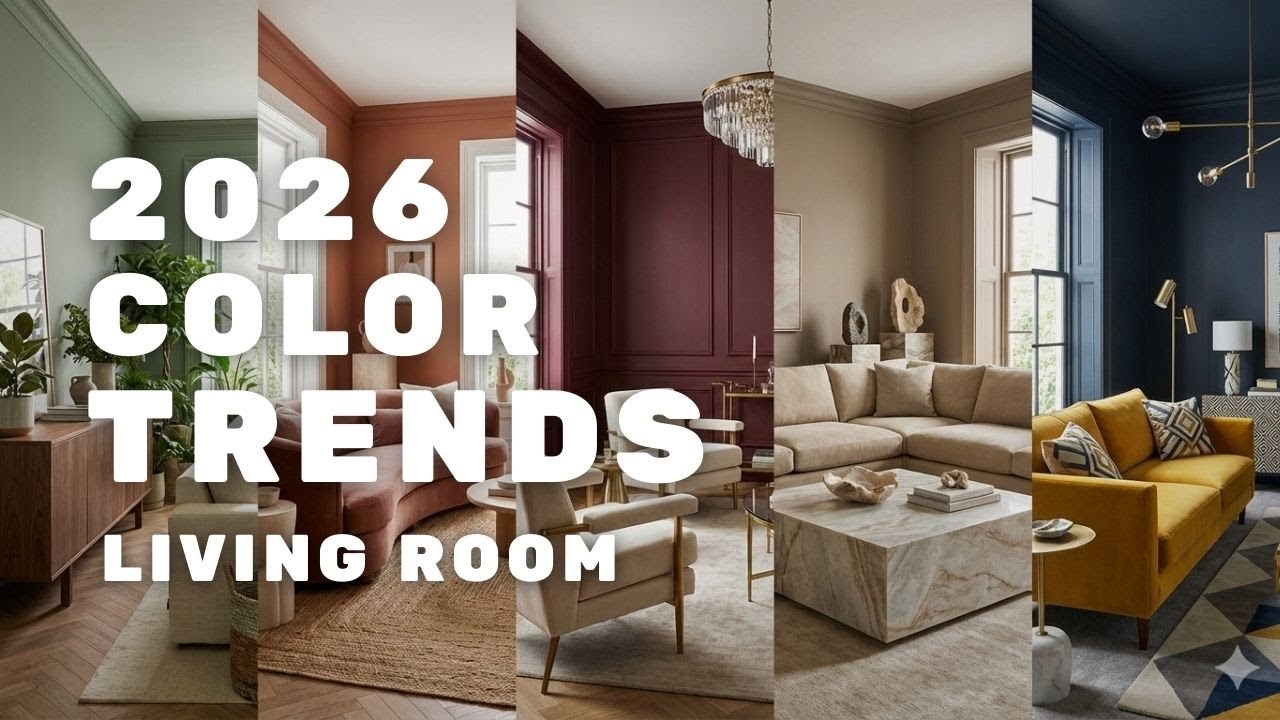Top 5 Living Room Color Combinations for 2026 | Interior Design Trends You’ll Love