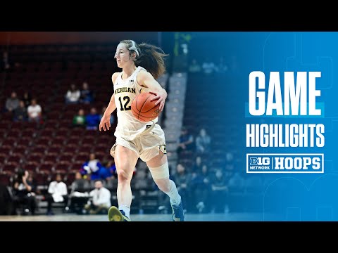 Syracuse vs. Michigan | HIGHLIGHTS | Big Ten Women's Basketball | 11/23/2025