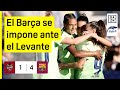 Levante UD Vs FC Barcelona 1 4 Resumen Y Goles Highlights Liga F