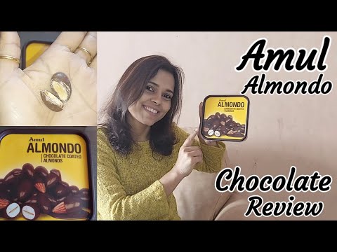 Amul Almondo Chocolate Review | Amul Almondo | Roasted Almonds Coated With Milk Chocolate