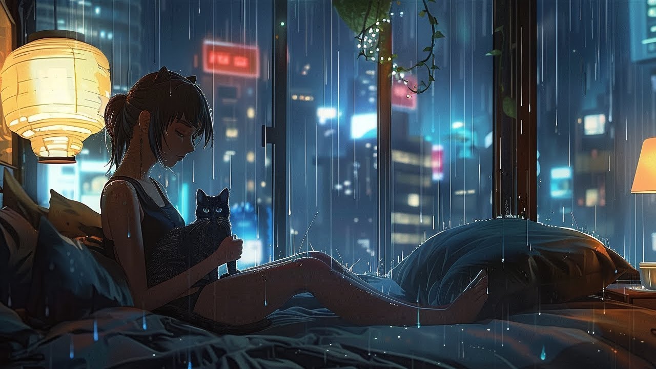 Sleep Instantly with Rain Sounds - Meditation Music, Stress Relief, Relaxing Sleep Music Compilation