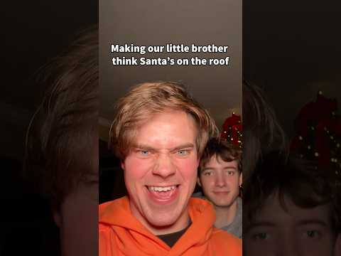 Santa on roof prank!