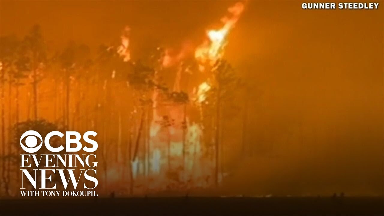 Georgia streets reduced to ashes amid massive wildfires