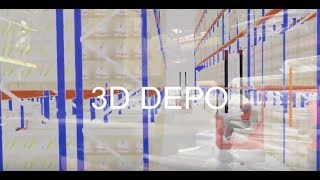4K Lojistik Akıllı Depo Çağı / 3D Depo