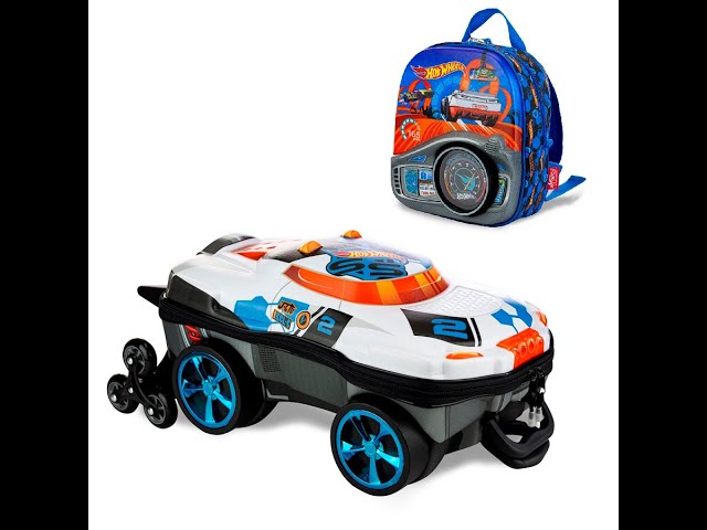 Vídeo relacionado con Get Trend Hot Wheels Mochila Escolar Set de 3 Piezas con Mochila Niño 46x32x16 cm, Estuche y Bolsa Isotermica, Regalo Niños (Azul/Multi Hot Wheels)