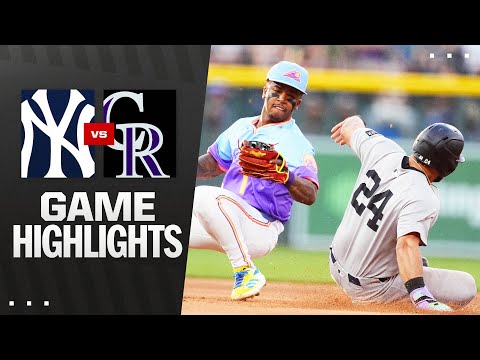 Yankees vs. Rockies Game Highlights (5/23/25) | MLB Highlights