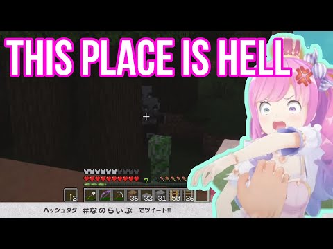 Hololive Cut - Himemori Luna Had Very Rough Day At Work | Minecraft [Hololive/Sub]