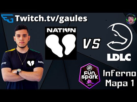 00Nation (O PLANO) vs LDLC - Inferno Mapa 1 MD3  - Transmissão Gaules e mch