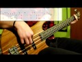 Gorillaz Feel Good Inc Bass Cover Play Along Tabs In Video