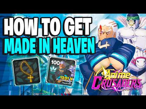 How To Get Pucci Made In Heaven EASILY In Anime Crusaders!