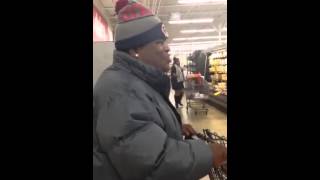 Big John - Singing "I Won't Complain" in a local grocery store (AMAZINGLY POWERFUL VOICE)