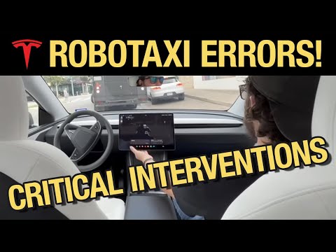 Latest Tesla Robotaxi Safety Errors You Need to Know