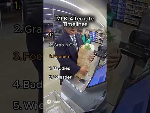 MLK Alternate Timelines #ai#mlk #dream #nightmare #sora #black #culture #america #60s #hood #fella