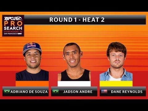 Round 1 - Heat 2: de Souza  vs. Andre vs. Reynolds