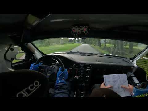 Rajd Śląska 2022 Os. Kiczyce   Sobczak/Marczewski   Porsche 911 GT3