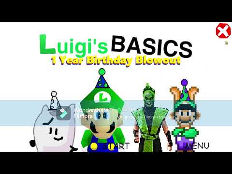 Luigi's Basics: Birthday Blowout - Baldi's Basics Birthday Bash Mod