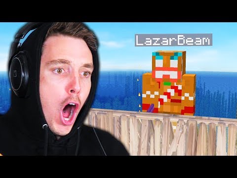 LazarBeam - Fighting The LAZARBEAM BOSS in Minecraft