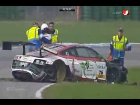 ADAC GT Masters   Hockenheim 2013   Rahel Frey HORROR CRASH