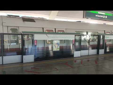 EWL Siemens aktiengesellschaft C651 207/208 departing at EW8 CC9 Paya Lebar westbound