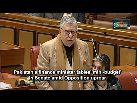 Pakistan’s finance minister tables 'mini budget' in Senate amid Opposition uproar