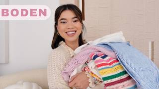 Boden Try On Haul | Colorful pieces and vibrant dresses (petite friendly)!