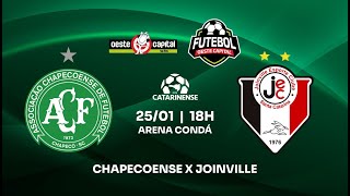 CHAPECOENSE X JOINVILLE | AO VIVO COM IMAGENS | ÚLTIMA RODADA DO CATARINENSE 2026 | 25/01/2026