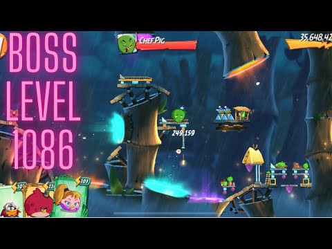 Angry Birds 2 | Gamplay Walkthrough Hard Boss Part 1086 #level1086