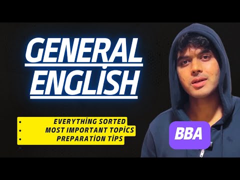 General English For BBA 5th Sem All Units Explained in One Video