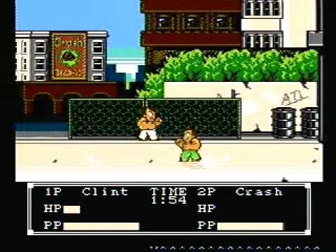 Crash N' The Boys (NES) Fighting Scene - Nick vs. Daniel - Multi Tap: Classic Console Showcase