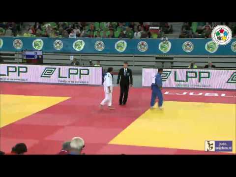 Judo 2013 World Championships Junior Ljubljana: Gomboc (SLO) - Ciganovic (SRB) [-66kg] bronze