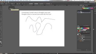 Converting Curved Lines to Straight Lines with the Pen Tool in Illustrator