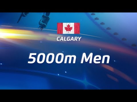 3d ISU Speed Skating World Cup Calgary, 5000m Men (December 1, 2017) Арена HD