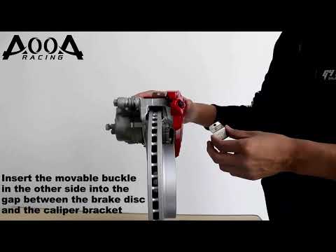 How to installing AOOA brake caliper covers?-Pls check this video
