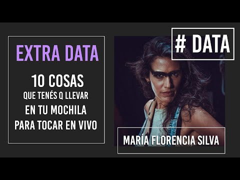 Mara Florencia Silva y Animales de Poder video 10 cosas que tens que llevar si vas a tocar en vivo - # DATA