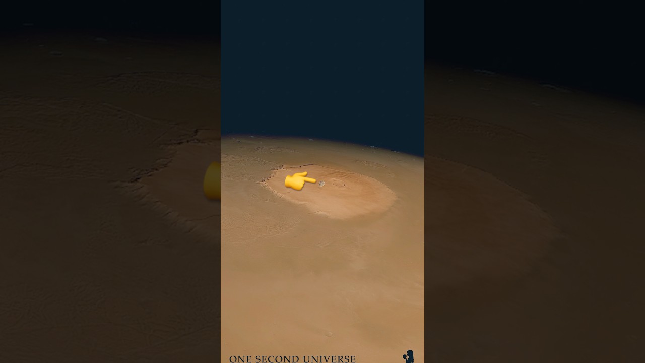 Skimming the Roof of the Solar System — Phobos Above Olympus Mons