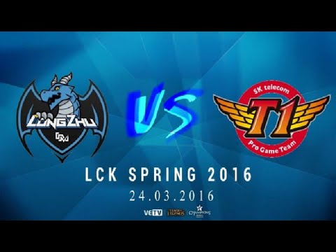 Highlight SKT vs Longzhu Gaming - Game 1 S6 LCK Spring - Week 11 day 2 - League Of Legends