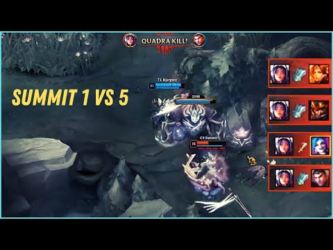 C9 Summit Irelia 1 vs 5 - LoL Moments #1