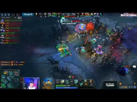 Sccc's RAMPAGE leads to a team wipe!  Sccc playing Queen of Pain Faceless vs Newbee at SL i-League I
