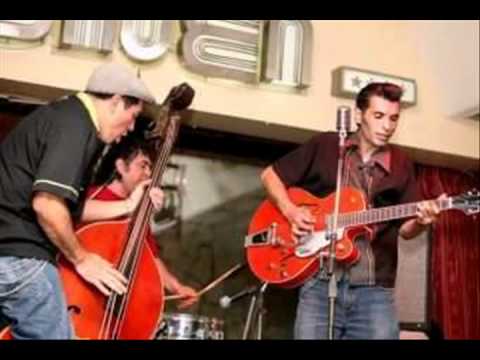 La Rockabilera del Sur Zapatos de Gamuza Azul