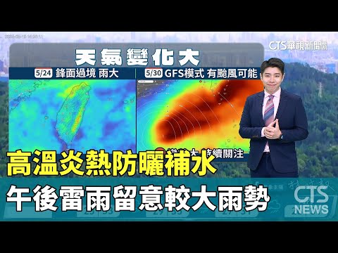 高溫炎熱防曬補水　午後雷雨留意較大雨勢